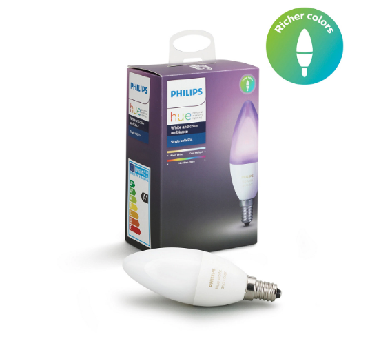 Lampadina Smart White & Color Ambiance E14 6.5 W